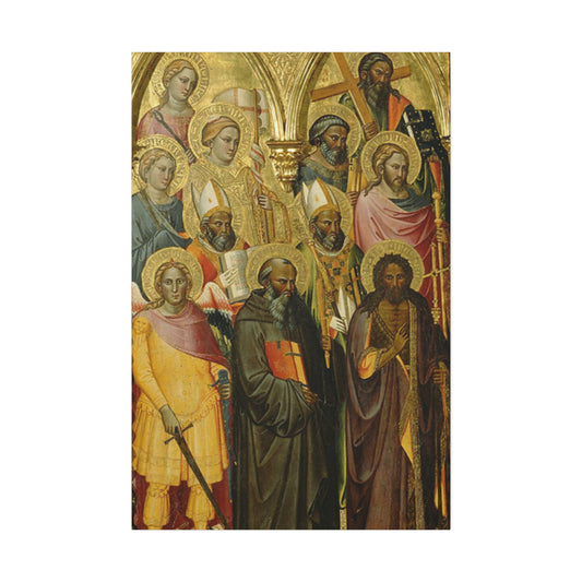 Polyptych With Coronation Of The Virgin And Saints