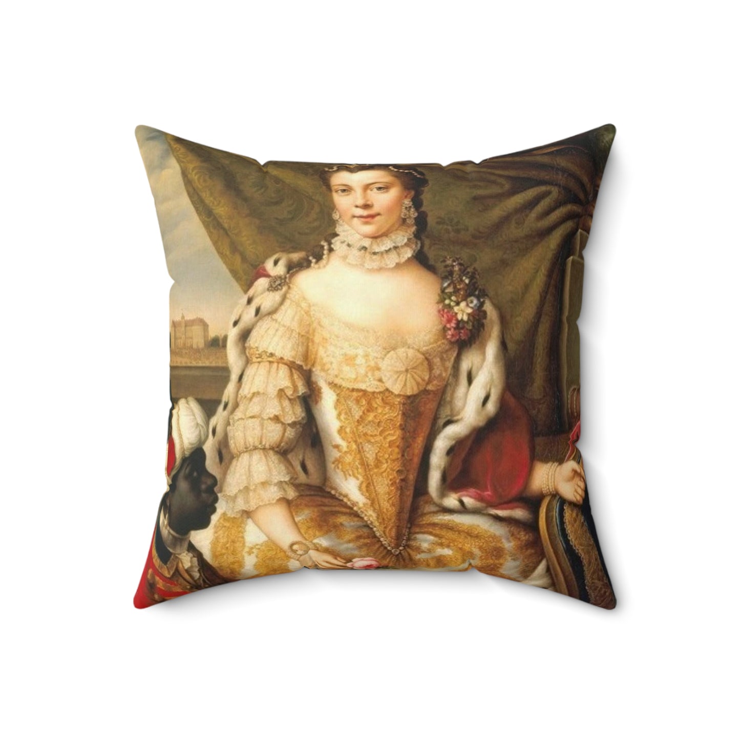 Princess Sophie Charlotte Of Mecklenburg-Strelitz-Square Pillow