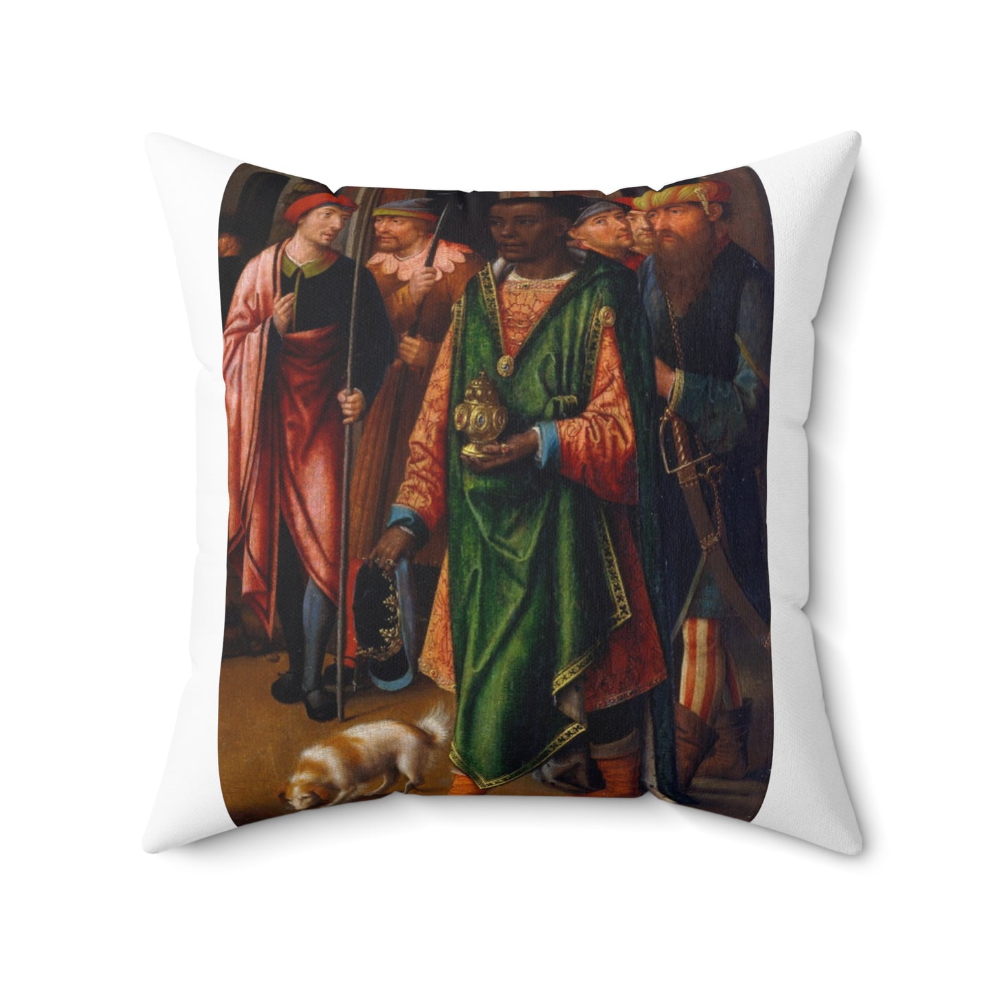 The Adoration Of The Magi- Square Pillow