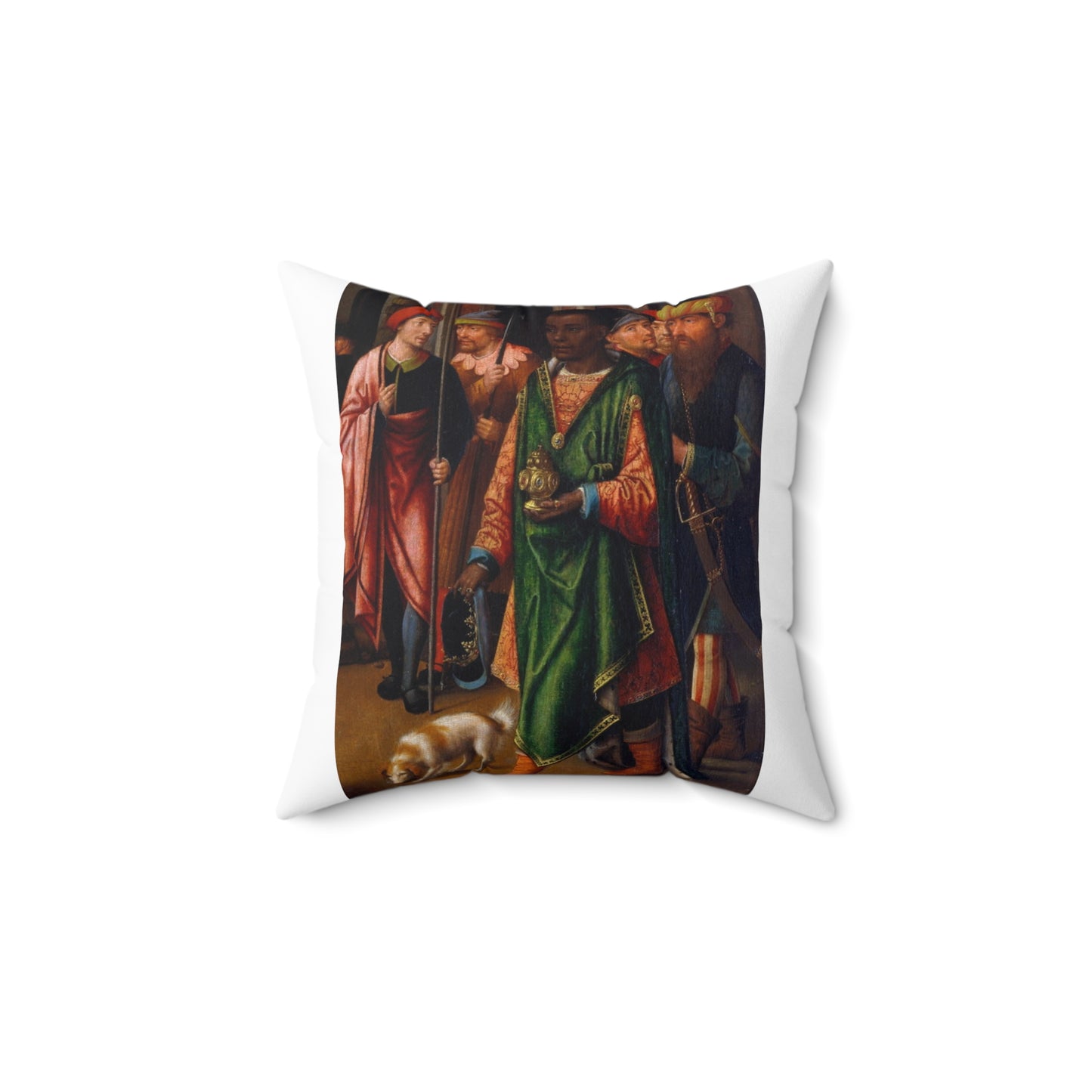 The Adoration Of The Magi- Square Pillow