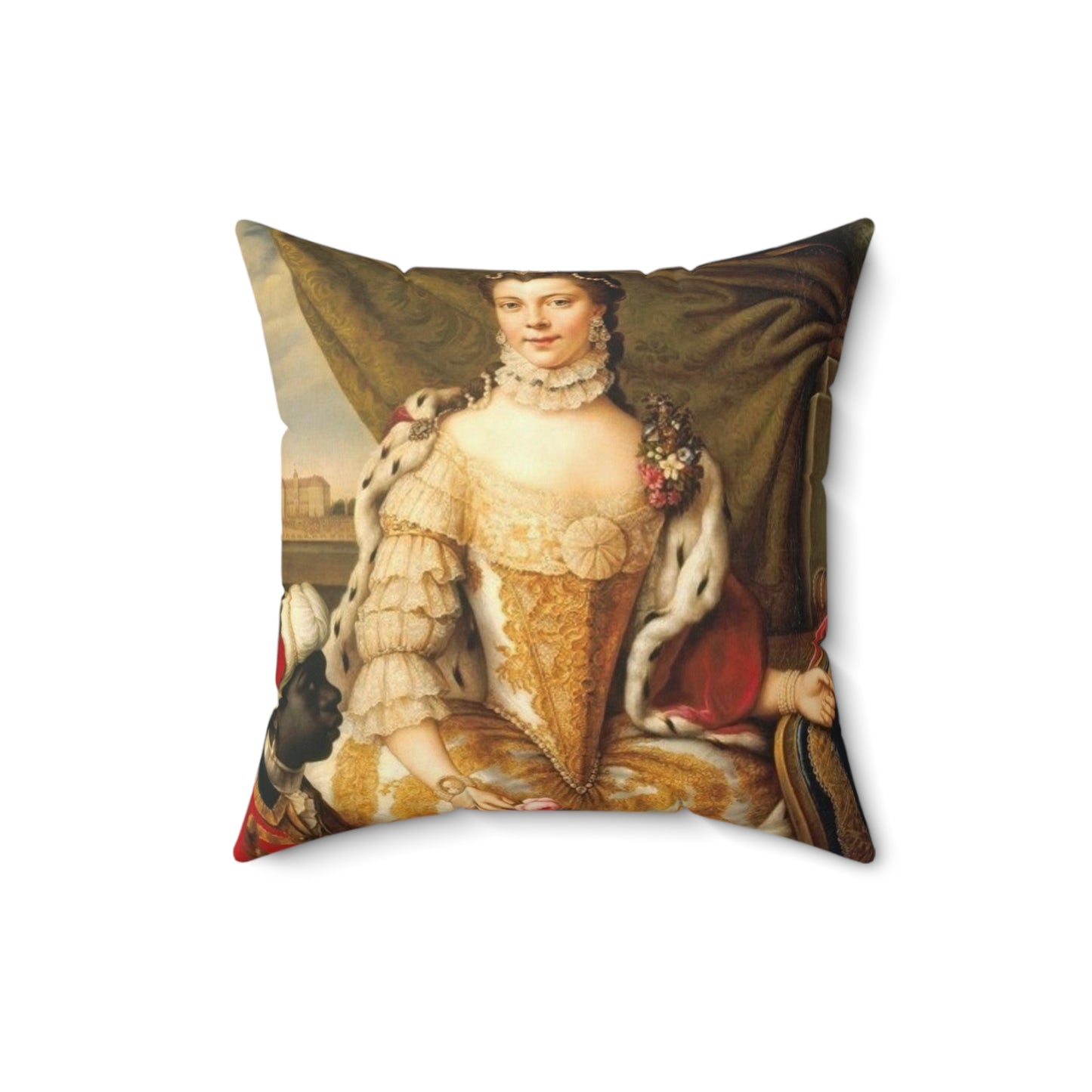 Princess Sophie Charlotte Of Mecklenburg-Strelitz-Square Pillow