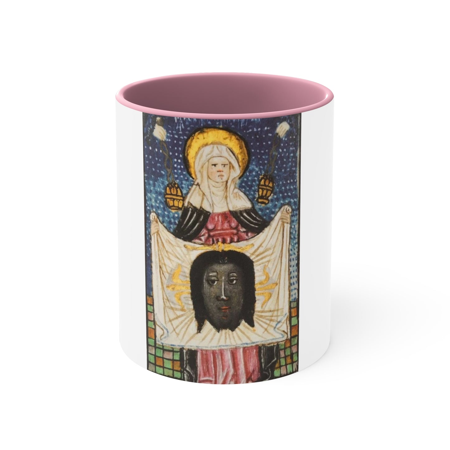 Image of Jesus on St Veronica’s Veil Accent- Coffee Mug, 11oz